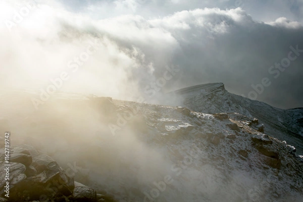 Obraz Peaks among the clouds