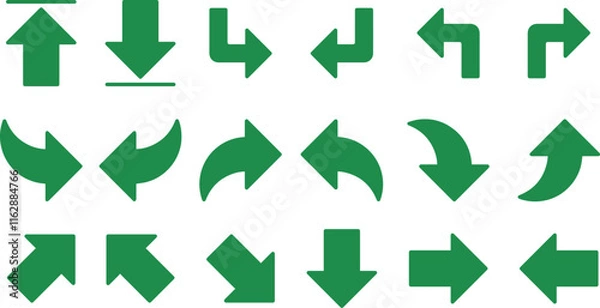 Fototapeta Arrows set black icons. Arrow icon. Arrow vector collection. Doddle arrow set, collection of arrows. Collection different arrows sign. Black vector arrows icons