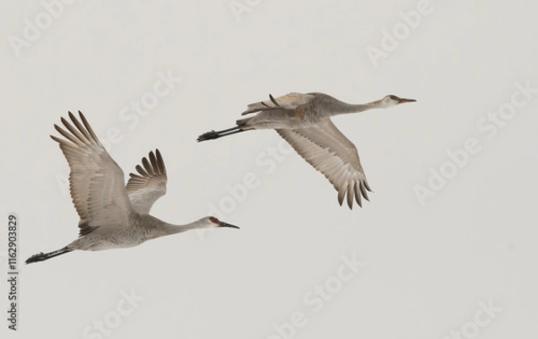 Obraz Sandhill Cranes in Winter