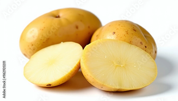 Obraz Fresh Yellow Potatoes - A Nutritious Food