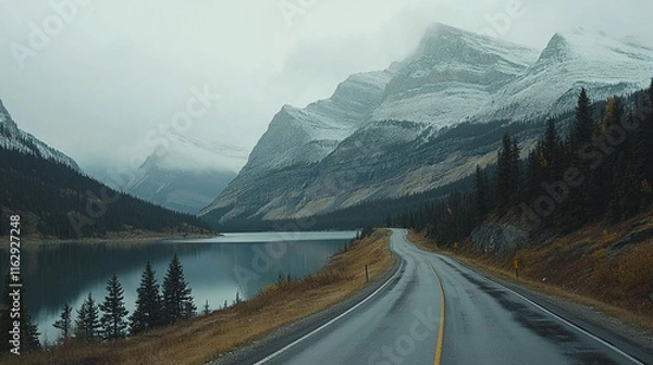 Obraz lake in the mountains