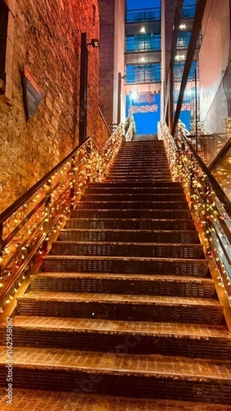 Obraz Lit up Stairs