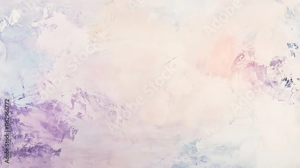 Fototapeta Abstract Pastel Painting with Brush Strokes and Texture