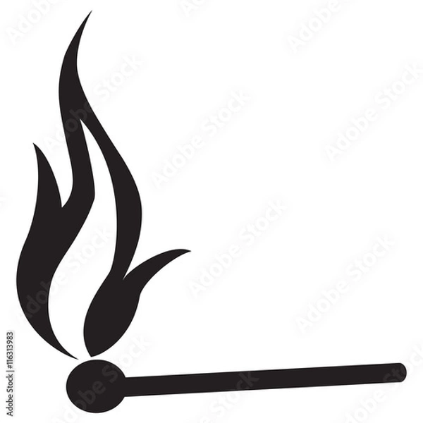 Obraz Match and fire