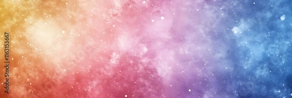 Fototapeta Rainbow Nebula Abstract Background Illustration