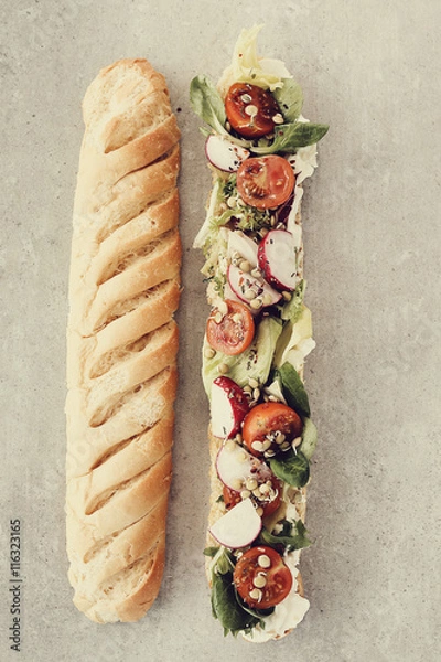 Obraz Baguette sandwich