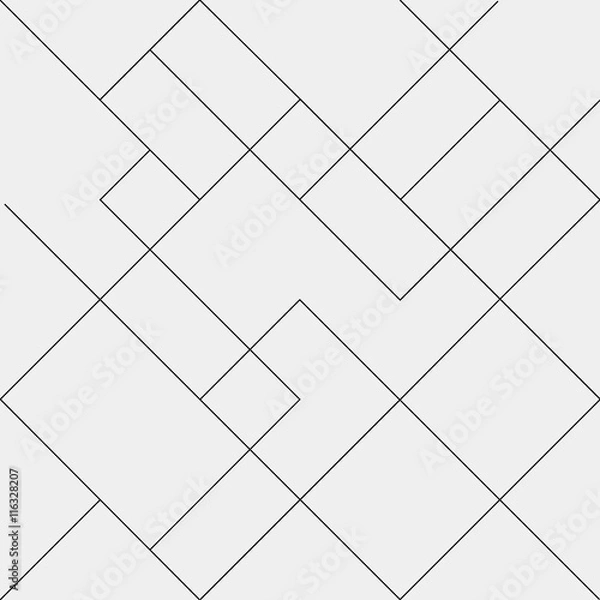 Obraz Geometryczny prosty czarno-biały minimalistyczny wzór, ukośne cienkie linie. Może służyć jako tapeta, tło lub tekstura.