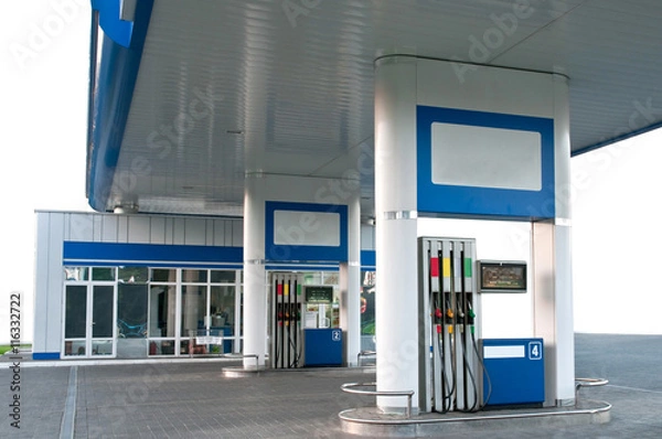 Obraz Gas station