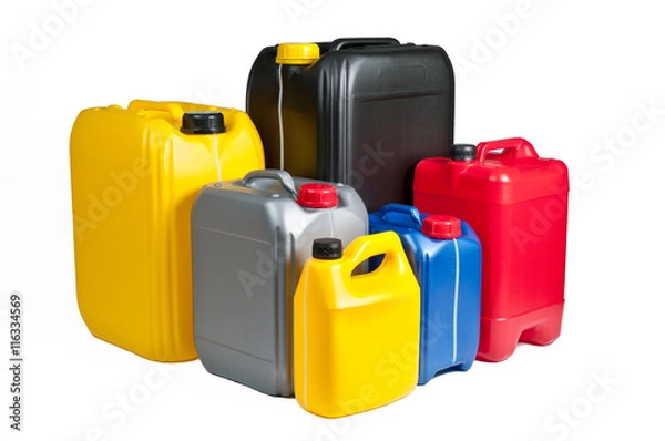Obraz Plastic canisters for machine oil