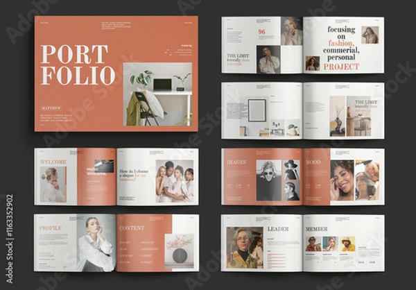 Fototapeta Portfolio Template