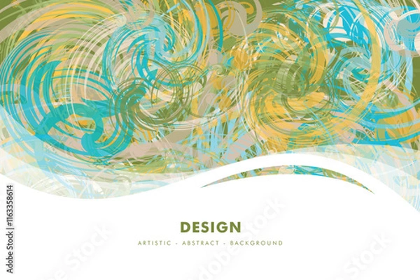 Obraz GREEN ABSTRACT BACKGROUND_2C