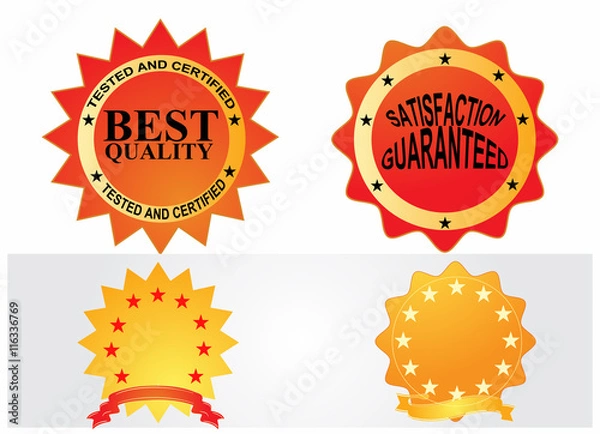 Fototapeta Stamp vector sign