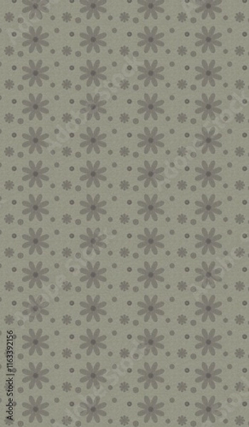 Fototapeta Seamless pattern with trendy abstract geometric 