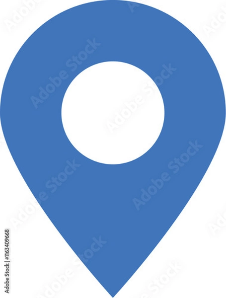 Fototapeta Map Vectored Icon on white background