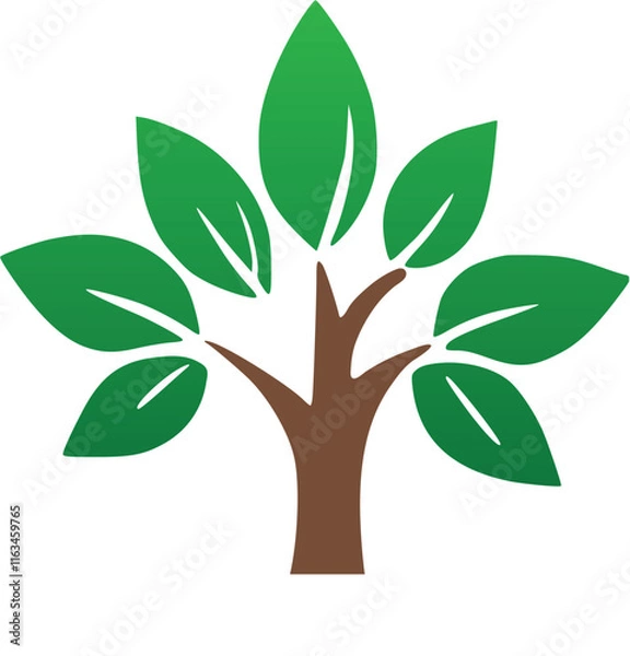 Fototapeta Fresh Green Leaves Vector Template – EPS File for Stunning Nature Designs