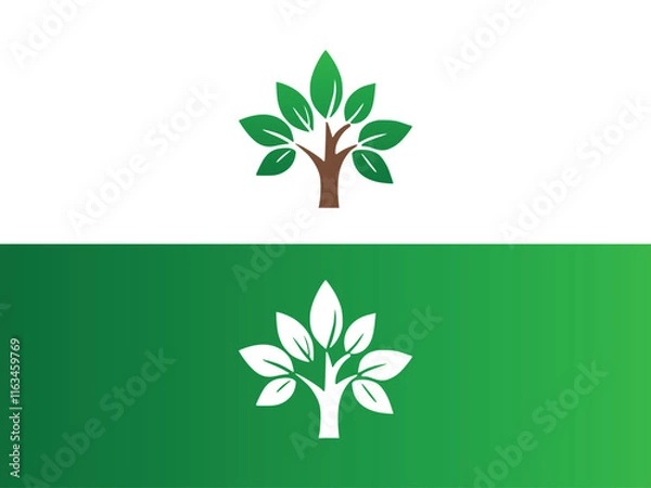 Fototapeta Fresh Green Leaves Vector Template – EPS File for Stunning Nature Designs