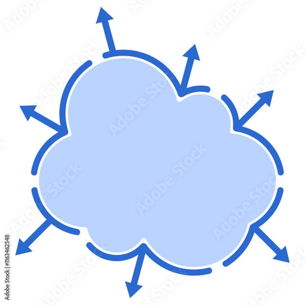 Fototapeta The Cloud Topic