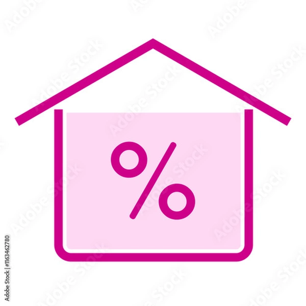 Obraz House Discount Icon