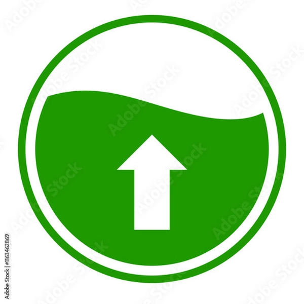 Fototapeta Up level sign icon
