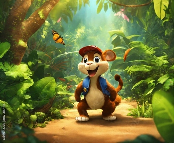 Obraz monkey in the forest
