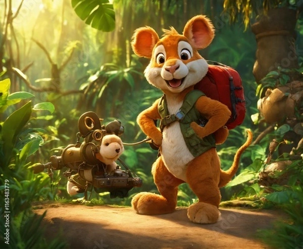 Obraz monkey in the forest