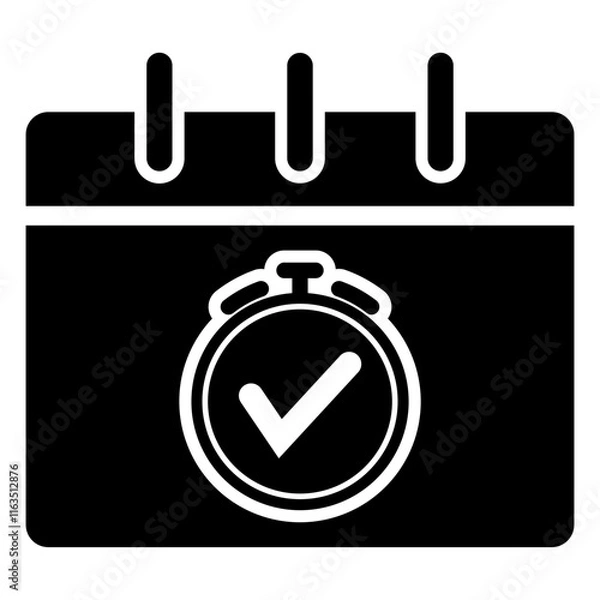 Obraz Schedule Icon Glyph