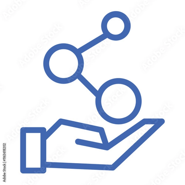 Obraz share experiences color icon