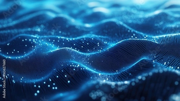 Fototapeta Data flow information. Digital communication