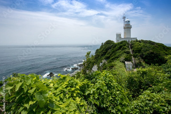 Fototapeta 灯台（愛媛県伊方町　佐田岬灯台）