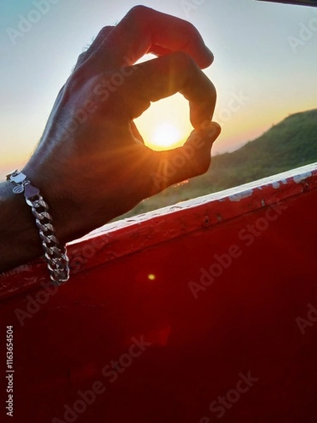 Obraz Sun-Set View Prefect Click, Mountain Sight