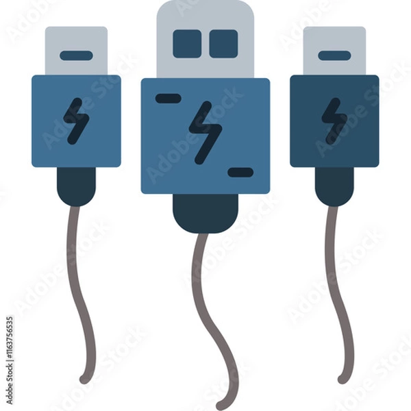 Fototapeta Cables Icon