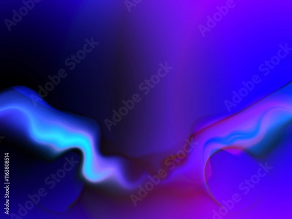 Fototapeta abstract blue background with smoke