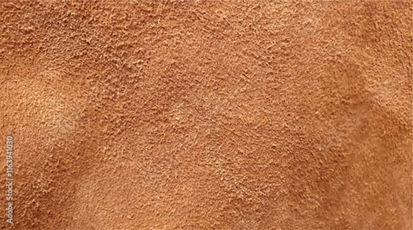 Fototapeta Texture of turned brown leather. Brown suede leather, eco leather background. Texture of soft brown cowhide close-up. Leather material. Fashion, style, material.