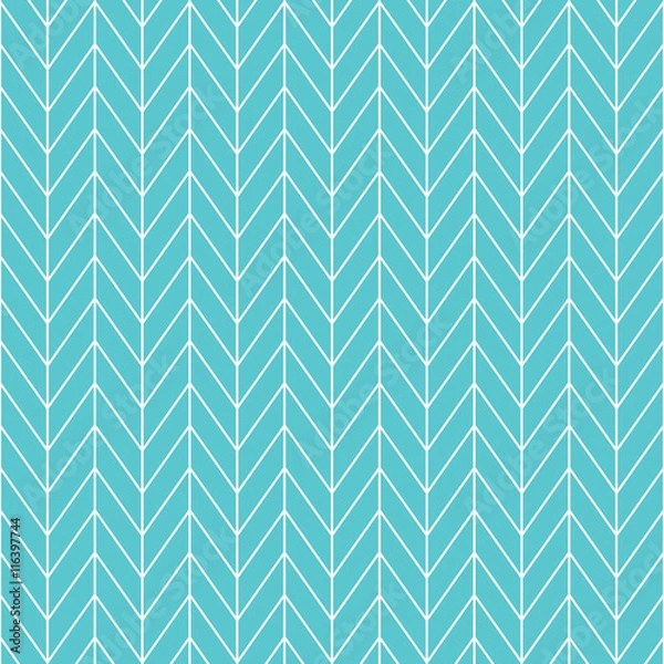 Fototapeta Chevron herringbone pattern background. Vintage retro vector design element.