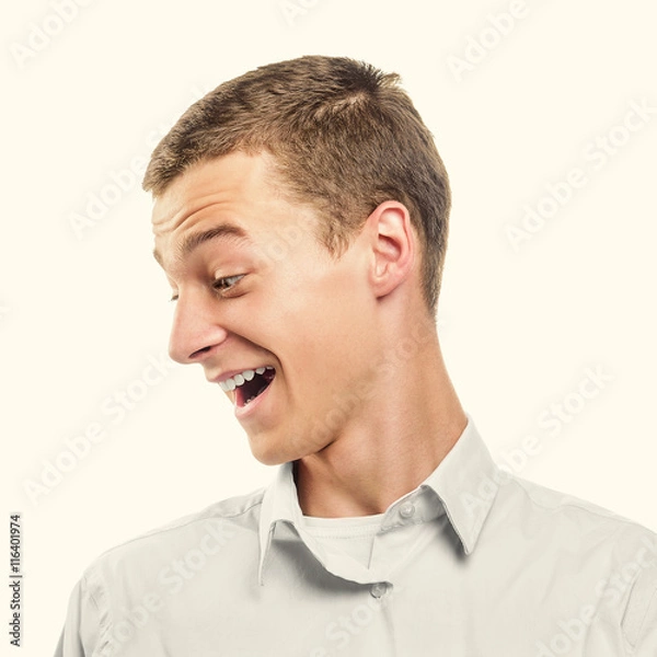 Fototapeta Young Man Smiling