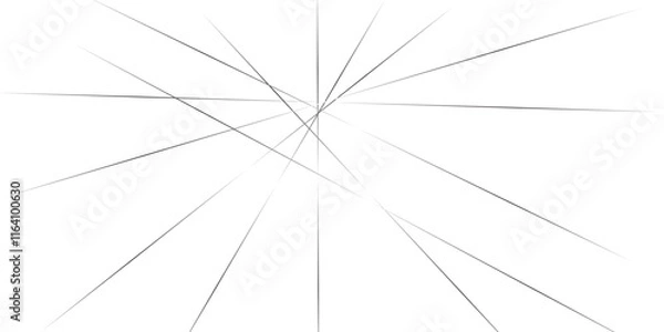 Fototapeta Fast speed lines on white background.  Vector illustration. Seamless pattern with thin diagonal lines. Dynamic shapes composition. Wavy line horizontal divider outline minimalist background. rectangle