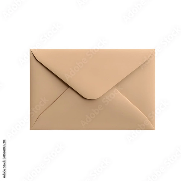 Fototapeta Minimalist envelope for professional use. transparent background. transparent background.