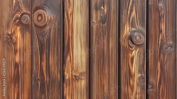 Fototapeta Rustic Wooden Planks with Natural Texture and Grain Patterns