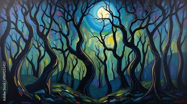 Obraz background with reflection