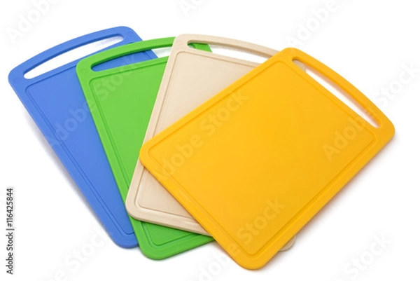 Obraz Cutting boards isolated on the white background