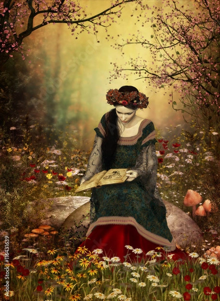 Obraz A Woman Reading a Book