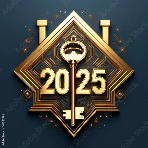 Obraz Your Key to a Bright 2025