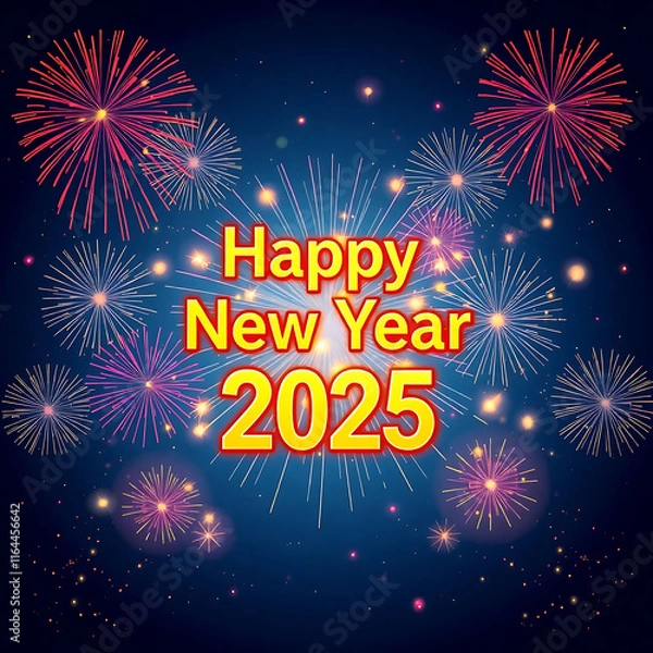 Fototapeta Happy new year