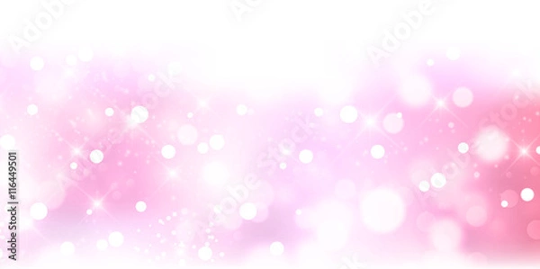 Fototapeta 雪　クリスマス　光　背景