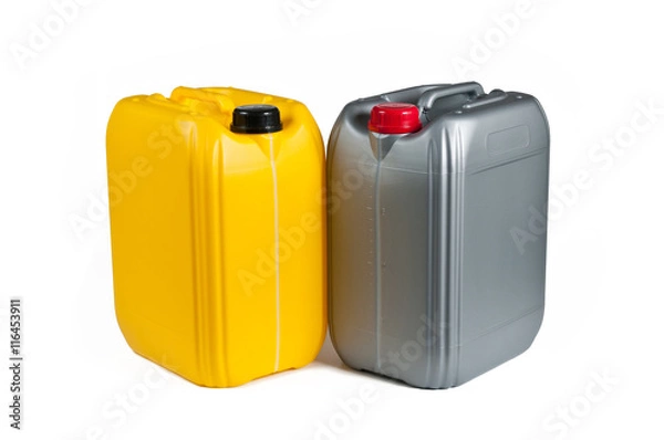 Obraz Plastic canisters for machine oil