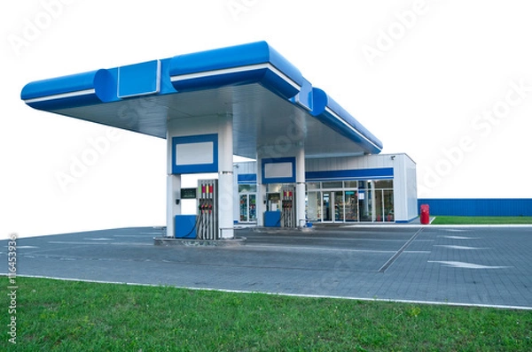 Obraz Gas station