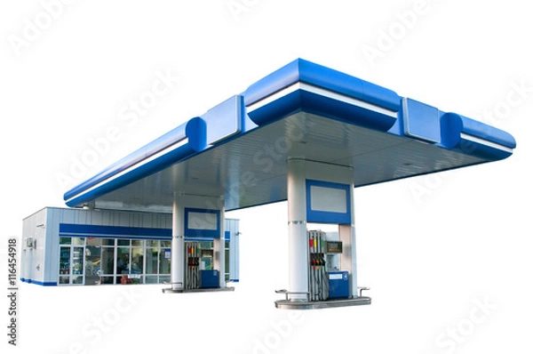 Obraz Gas station