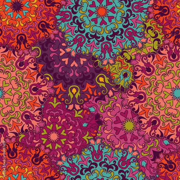 Obraz Seamless pattern. Vintage decorative elements.