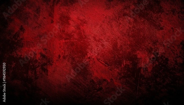 Obraz dark red grunge texture background horror