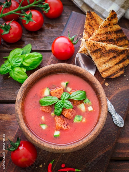 Obraz Cold Gazpacho Soup